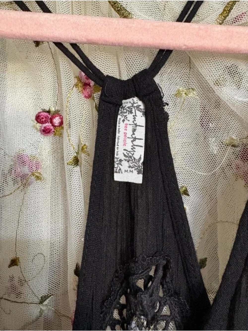 Free People "Willow" Embroidered Slip Dress - Picture 6 of 6